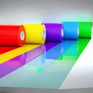 Colored cellulose film