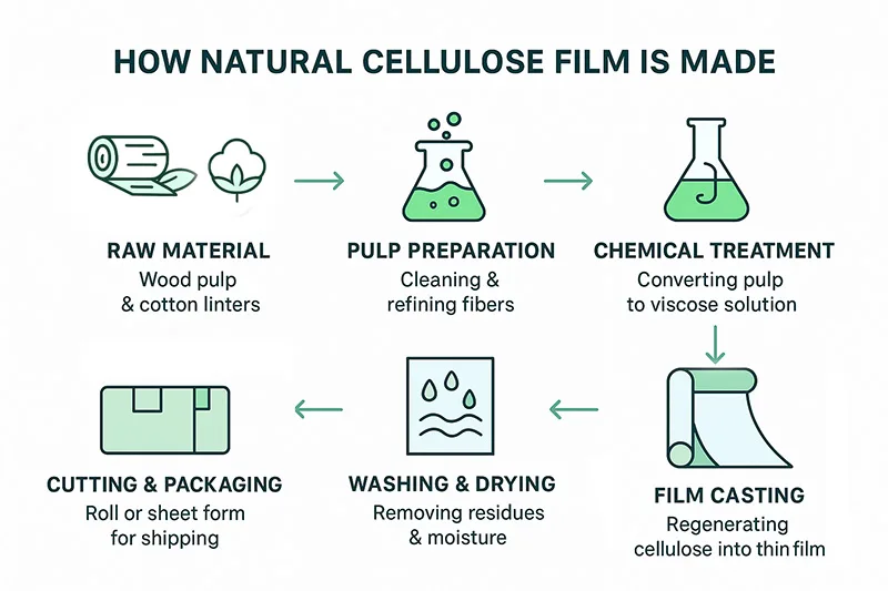  How is Natural Cellulose Film Made