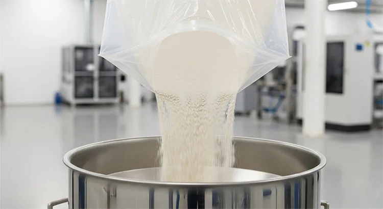 powder dispensing smoothly