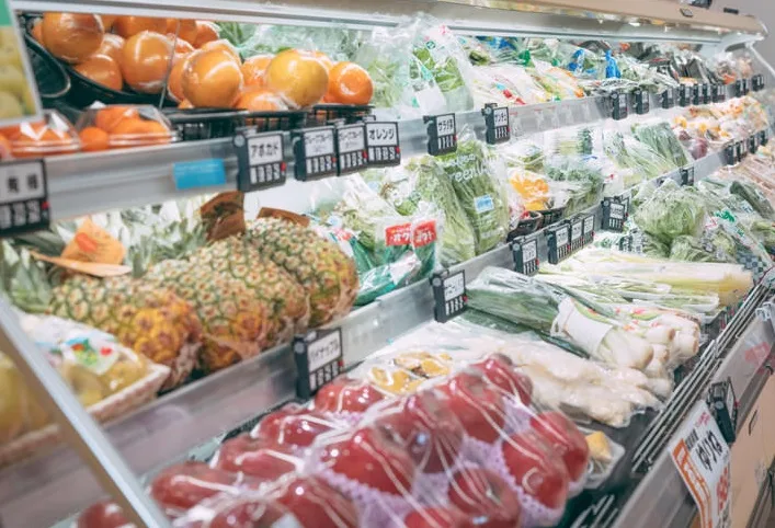 packaged vegetables in supermarkets
