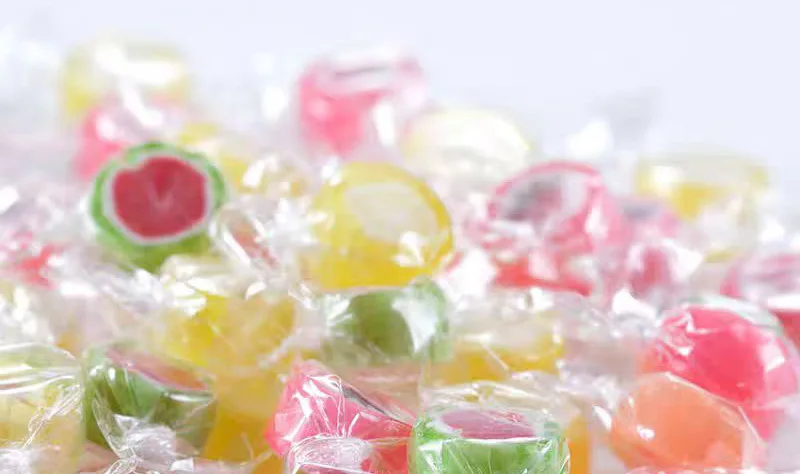 Cellophane twisted candy